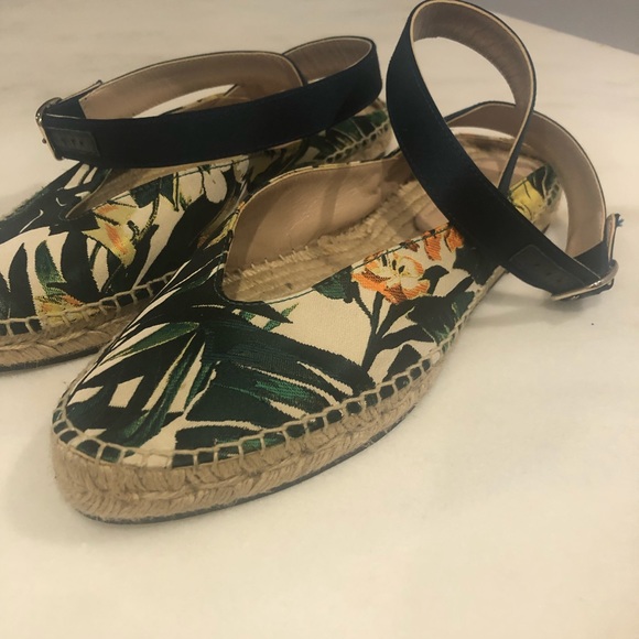 Stuart Weitzman floral print flat espadrilles - Picture 11 of 11